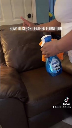 How to clean leather furniture