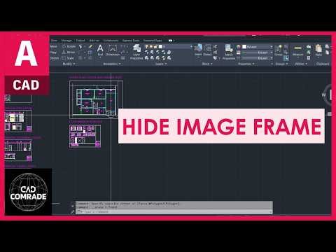 How to remove border from image in Autocad