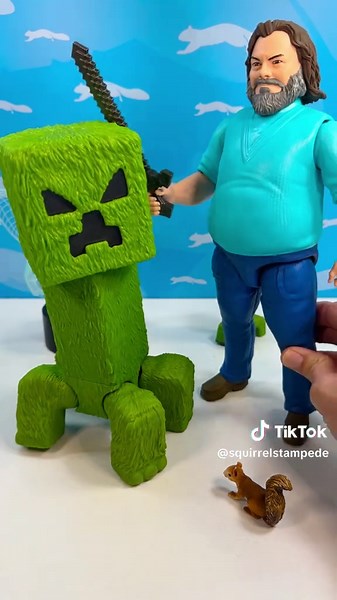 Minecraft Movie Creeper Action Figure Toy