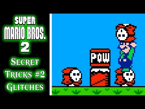Super Mario Bros 2 (NES) - Secret Tricks #2, Glitches