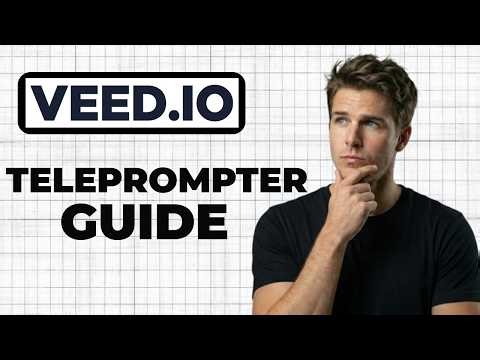 How To Use The Teleprompter In Veed.io (2026 Guide)