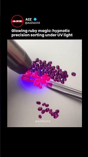 Why Rubies Turn Neon Pink Under This Specific UV Light