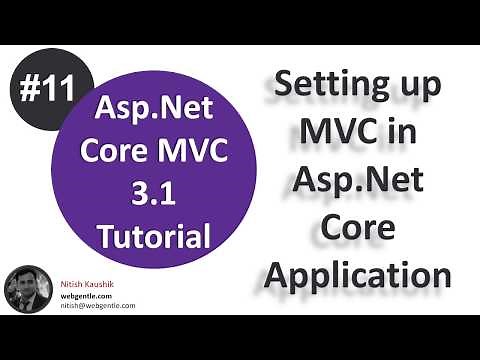 (#11) Setup MVC in .Net Core application using AddControllersWithViews method | .Net Core Tutorial