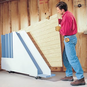 Garage Storage Projects: Plywood Rack