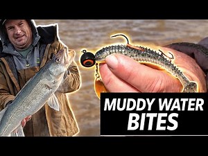 Spring River Walleyes in MUDDY Water (Jig + Blade Tricks That WORK
