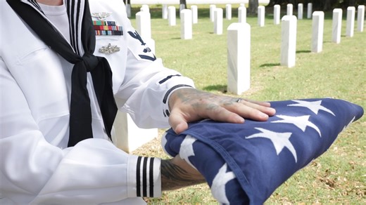 3.8K views · 82 reactions | The Naval Air Station (NAS) Pensacola Honor Guard's Funeral Detail exemplifies honor, courage and commitment as they render final military honors to those who served their country. Their unwavering dedication ensures that fallen heroes receive the dignified, respectful farewell they deserve. #CNRSE #NASP #honorcouragecommitment | NAS Pensacola | Facebook