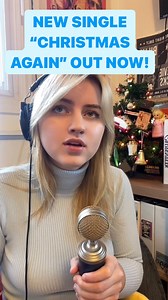 Check out my bio to listen to the full song, “Christmas Again.” I have just LOVED seeing how much you guys love this song. Thank you to everyone who’s been sharing it around this holiday season! With less than a week until Christmas Day, I would love if anyone could add “Christmas Again,” to their holiday playlists this year!! I had so much fun recording this song in collaboration with the brillant Donnie Demers Music and Steve Eaton Music, who not only wrote it, but it was also produced by Stev