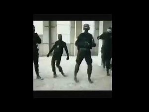 Swat team dancing to all night