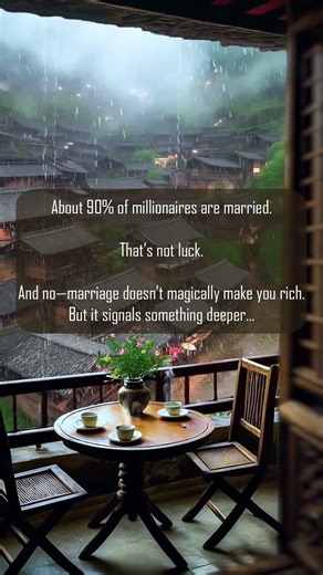 About 90% of millionaires are married #mentaldiscipline #mindsetshift