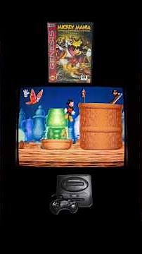 Mickey Mania Sega Genesis Mickey And The Beanstalk 5 #shorts #gameplay #retrogaming #crt