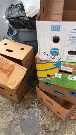 1K views · 6 comments | Got me and my husband out here breaking down the cardboard to place it in the bin mind you they didn’t get all the garbage down the street that people got stuff in the bin ￼ L￼ | Carol Florence | Facebook
