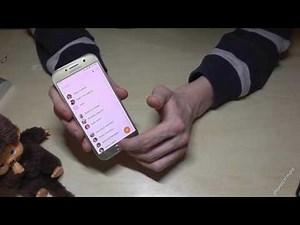 Samsung A3 (2017): How to create and edit a contact?