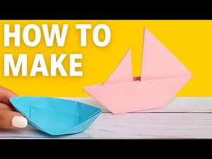 How To Make a Paper Boat | 2 Different Paper Boat | Easy Origami Boat Making Tutorial For Kids