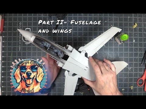 Italeri 1-32 Panavia Tornado Part II- Fuselage work