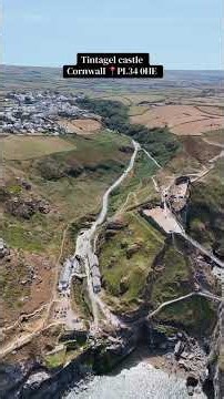 Tintagel Castle Cornwall 🏰 | Stunning Views & Dramatic Coastal#shorts