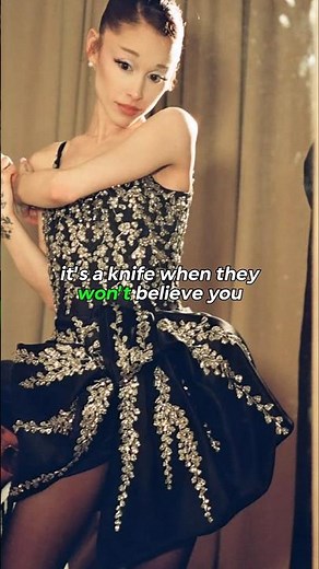 Sympathy is a knife lyrics meaning; Ariana Grande on percpeption of others #popmusic #arianagrande