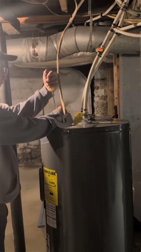 installing a water heater