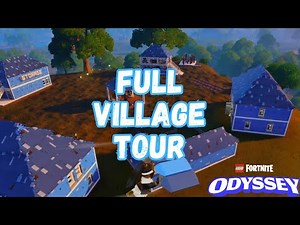 Lego Fortnite Odyssey: Full Village Tour