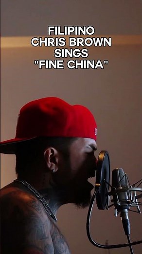 Filipino Chris Brown sings "Fine China" #chrisbrown