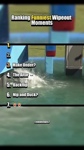 Ranking The Funniest Wipeout Moments