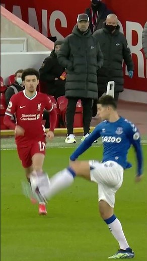 Richarlison and James Rodriguez link-up at Anfield! #everton #onthisday #premierleague #football