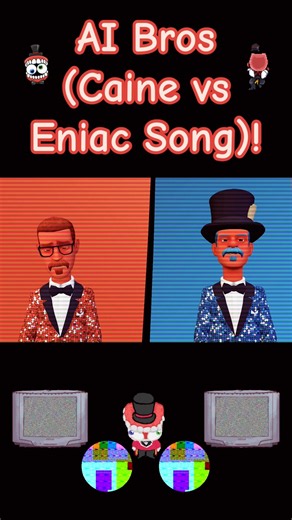 AI Bros (Caine vs Eniac Song)!#theamazingdigitalcircus #tadc #caine #eniac #tadcepisode9