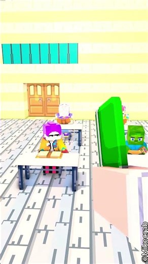 Baby Zombie Got Punished By Herobrine 😂 #minecraft #shorts #shortsfeed #gaming #mikecrab