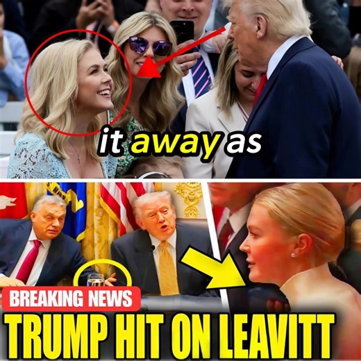 🚨 BOMBSHELL: Karoline Leavitt at the center of Trump's creepy rally meltdown! 😱👩‍💼 In a viral clip that's shattering MAGA's image, Trump bizarrely hits on his young press secretary, praising her “face, brain, and lips that move like a machine gun” – sparking global outrage, backlash from women's groups, and even GOP calls it “disgusting.” Leavitt's poise amid the confusion fuels health rumors about Trump, with insiders scrambling for damage control. Social media exploding: “Creepy vibes!” De