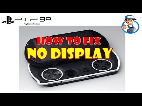 How to FIX Sony PSP GO Black Screen, No Dipslay Problem, And Customized To looks More Pressentable