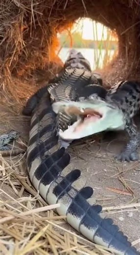 Rear Intrusion in a Haystack Nest at Dawn Light