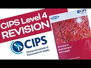 CIPS Level 4 - Sourcing in Procurement & Supply Revision Notes