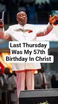 Last Thursday Made It 57 Years I Gave My Life To Christ #bishopdavidoyedepo #shorts #shortvideo