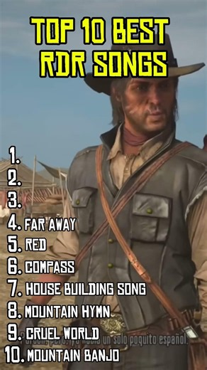 Top 10 best Red Dead Redemption songs