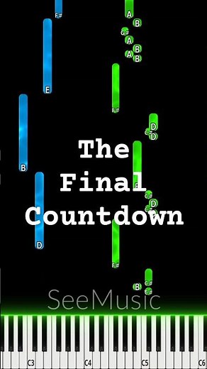 The Final Countdown - Europe | Easy Piano Tutorial