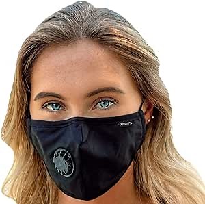 Exercise Mask for Cycling, Running, and Hiking for Women Men and Kids (Black)