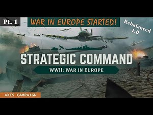 💥War in Europe Started! Strategic Command WWII War in Europe Pt.1 - Patrik