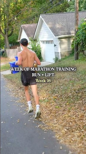 📅 Full Week of Marathon Training | Runs + Lifting Breakdown