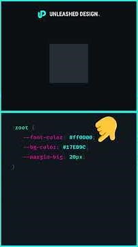 Wie nutzt man CSS Variablen? #shorts
