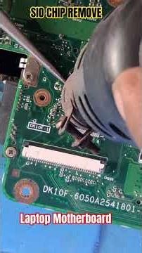 sio chip removed laptop motherboard #repair #my technical channel #laptopvspc