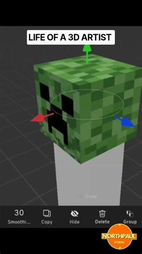 How to make Minecraft Characters in Prisma 3D #prisma3d