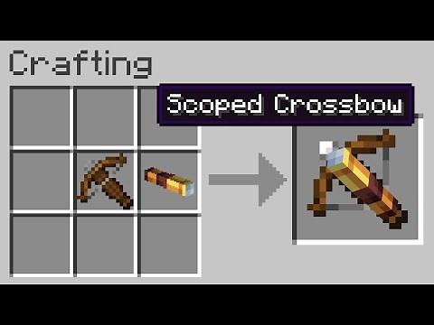 I made a Spyglass Crossbow in Minecraft