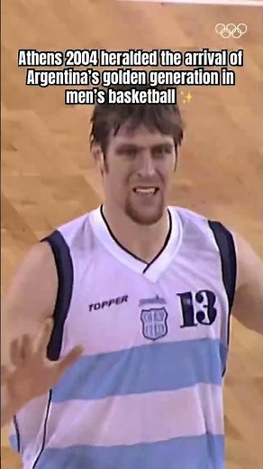 Argentina made history with Manu Ginóbili by securing the continent's first gold in basketball 🥇🏀