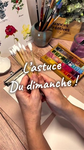 Je te montre comment créer un pied de Muscaris avec un coton tige. Un petit exercice simple et très utilisé si tu débutes à l’aquarelle. Tu peux utiliser cette technique également pour le mimosa. Teste et dis moi ce que tu en penses !! NE RATE PAS L’ASTUCE DU DIMANCHE ! Suivez moi si vous aimez la couleur, la bonne humeur, les paysages poétiques tout en douceur 💕 Aquarelle, tuto débutant, DIY, atelier aquarelle PARIS ESSONNE #atelieraquarelle #tutoaquarelle #astuceaquarelle #newcreator #atelier