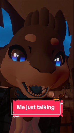 So telling you guys i am not left tik tok me just little lazzyyy #vrchat #furry #cute #energy!