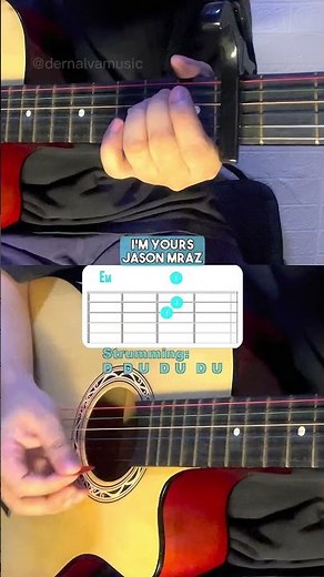 I'm Yours - Jason Mraz | Easy Guitar Chords Tutorial For Beginners
