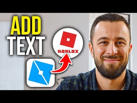 How To Add Text to Part in Roblox Studio