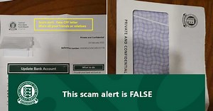 CPF Board Clarifies That Letter to Update Bank Account is Real