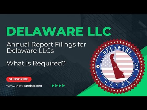 Delaware LLC Annual Report - What Information is Required?
