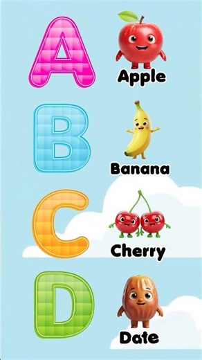 ABC Words Song | Alphabet & Phonics for Kids 🎵🌈