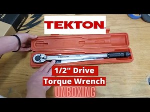 Unboxing TEKTON 1/2 Inch Drive Click Torque Wrench (10-150 ft.-lb.) | Quick Review